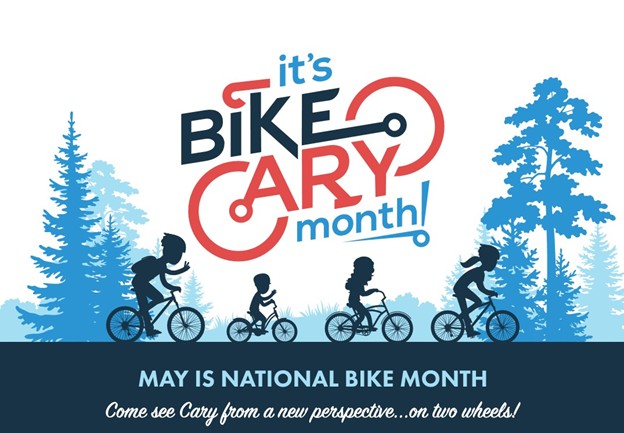 It's Bike Cary Month Graphic