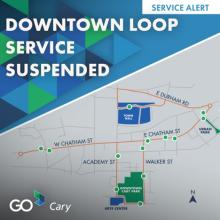 Downtown Loop Service Suspended