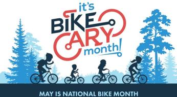 It's Bike Cary Month Graphic