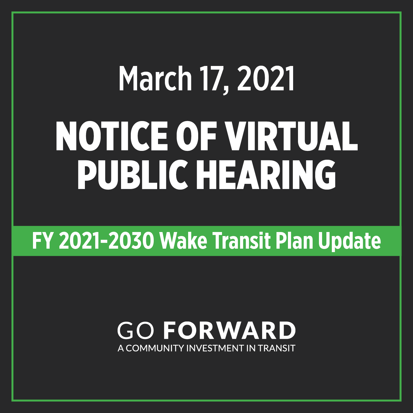 Public Hearing